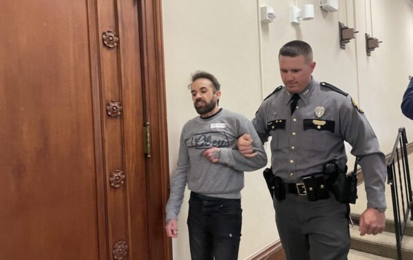 Kentucky capitol protester