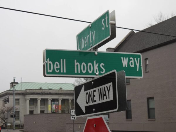 bell hooks way street sign