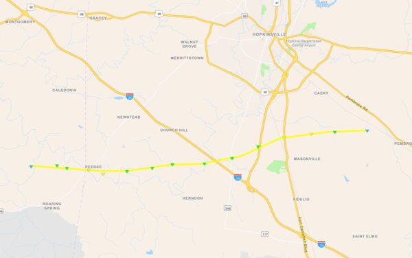 Pembroke tornado map 052624