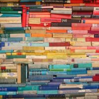 colorful library books