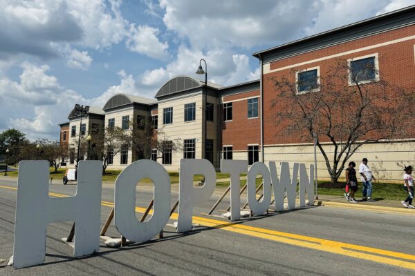 Hoptown sign