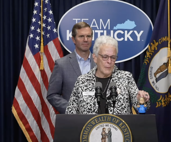 Row Holloway with Virginia Moore bobblehead