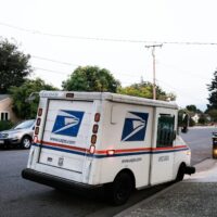 USPS mail truck