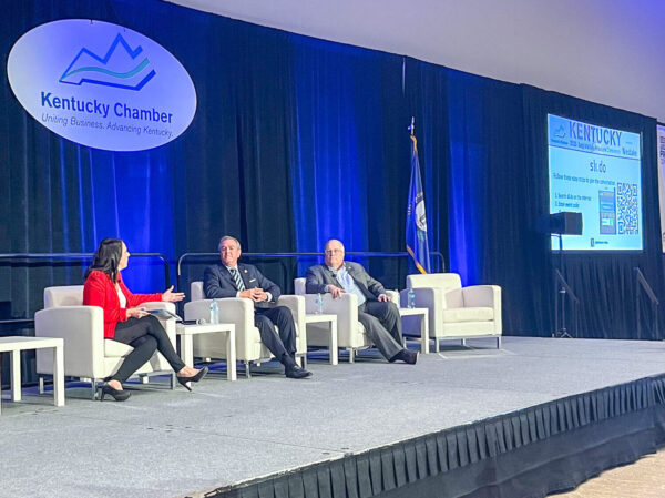 Kentucky Chamber of Commerce panelists on stage