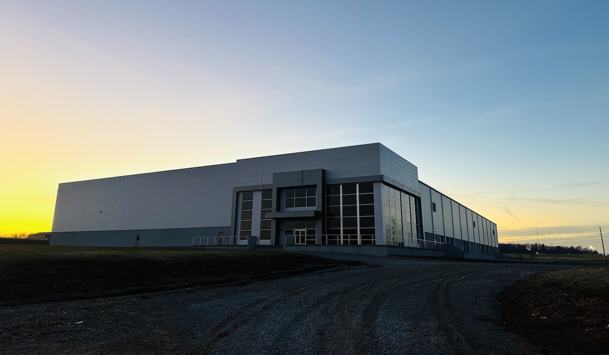 Kitchen Food Co. has chosen this 100,000-square-foot speculative building on Frank Yost Lane, where renovations and construction are expected to begin in early 2025. (Hoptown Chronicle photo by Jennifer P. Brown)