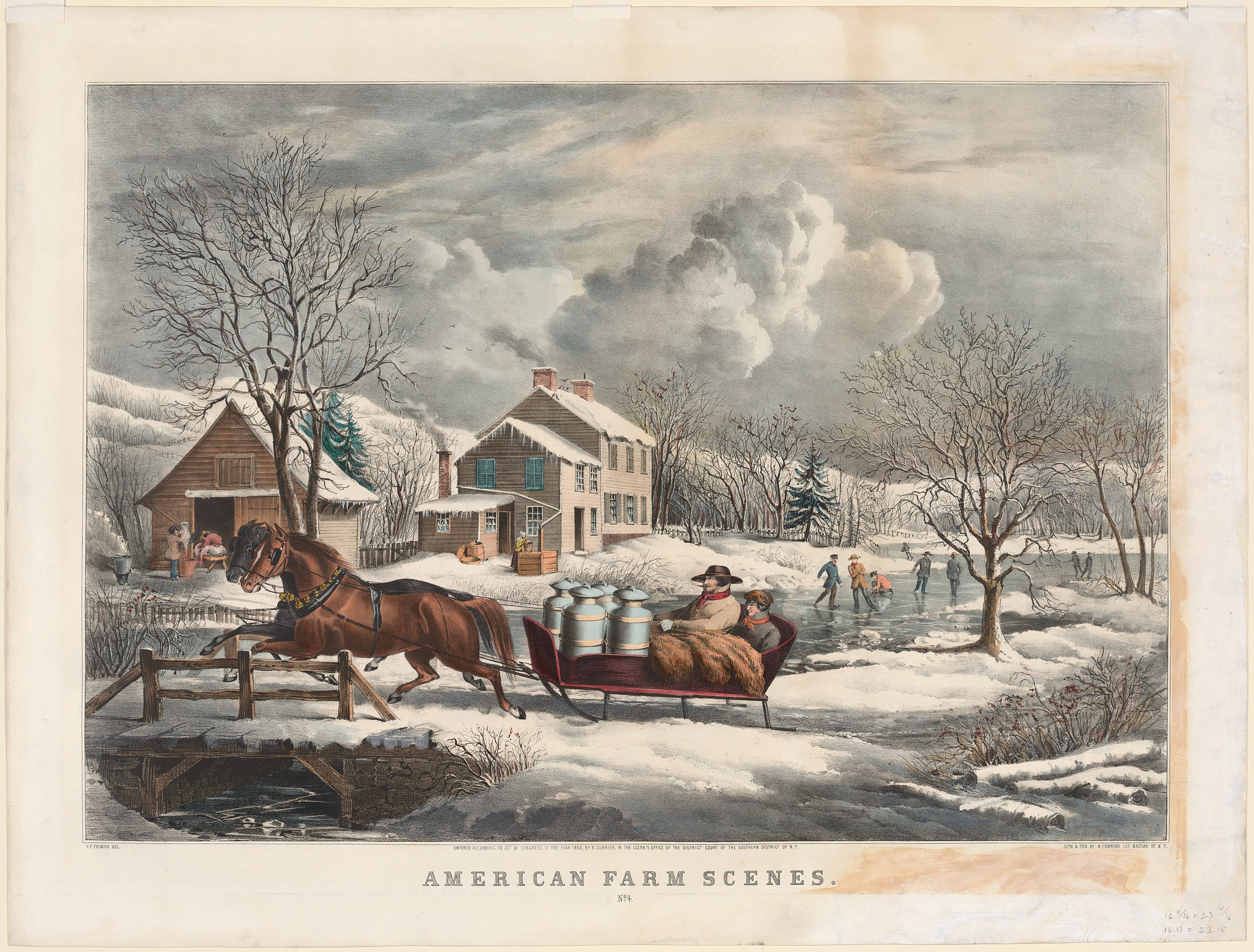 American Farm Scenes by Nathaniel Currier. (From Wikipedia Commons)