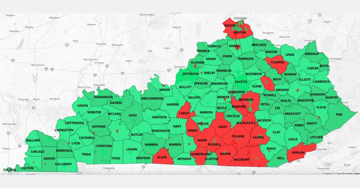 kentucky medical marijuana map