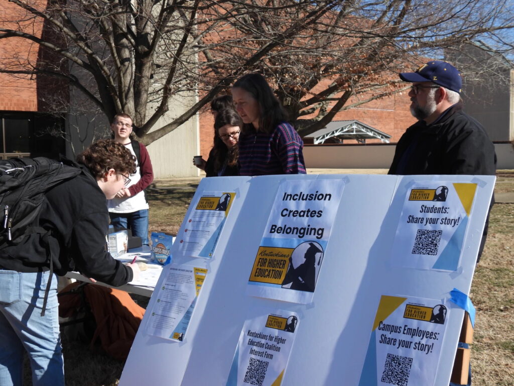 DEI booth at Murray State