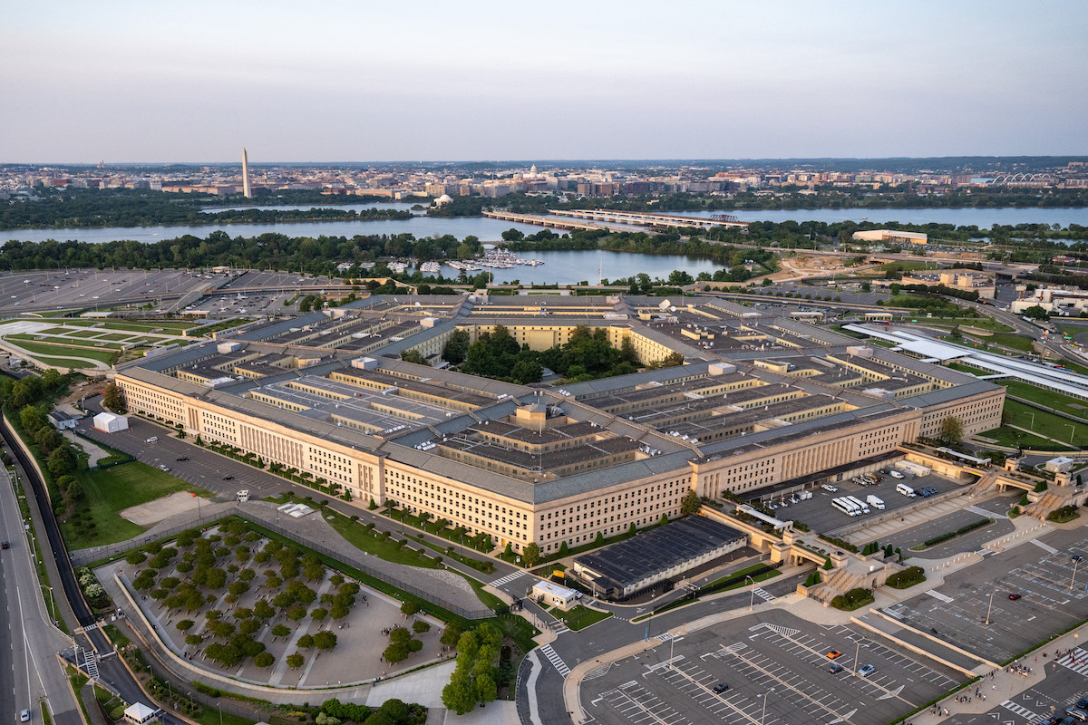 An aerial view of the Pentagon on May 15, 2023. (Department of Defense photo by U.S. Air Force Staff Sgt. John Wright)