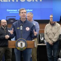 Gov. Andy Beshear at disaster briefing