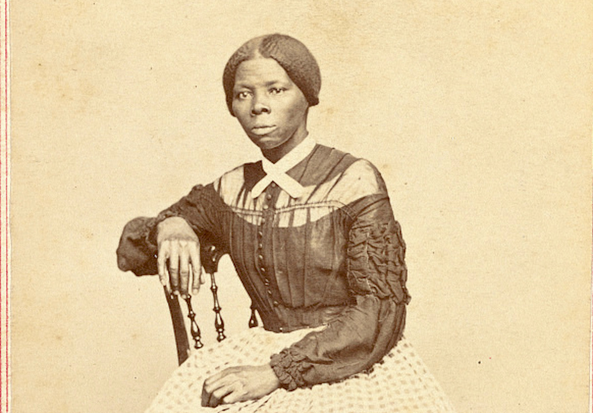 Portrait of Harriet Tubman taken by Benjamin F. Powelson around 1868 in Auburn, New York. (Image from Library of Congress)