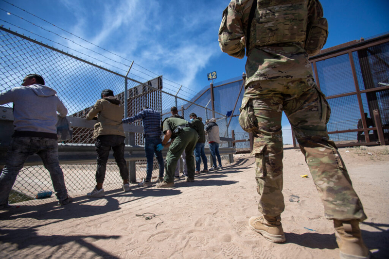 soldier at border