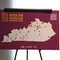 Kentucky African American Heritage Trail sign
