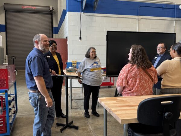 people gathered at HCC's S.M.A.R.T. Lab