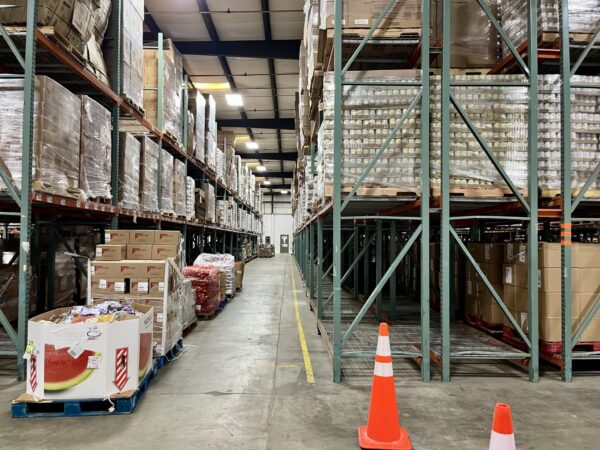 food bank interior