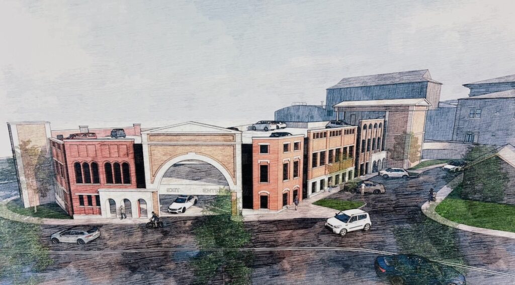 parking garage rendering