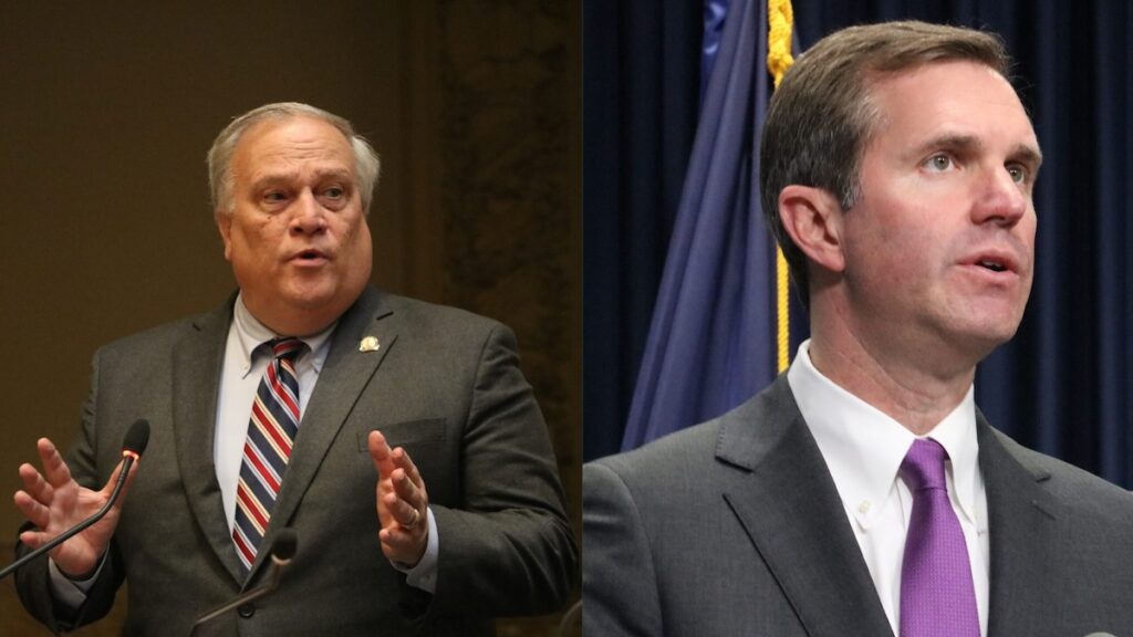 headshots of stivers and beshear