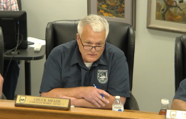 Chuck Meade at desk