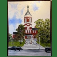 Graves County Courthouse painting
