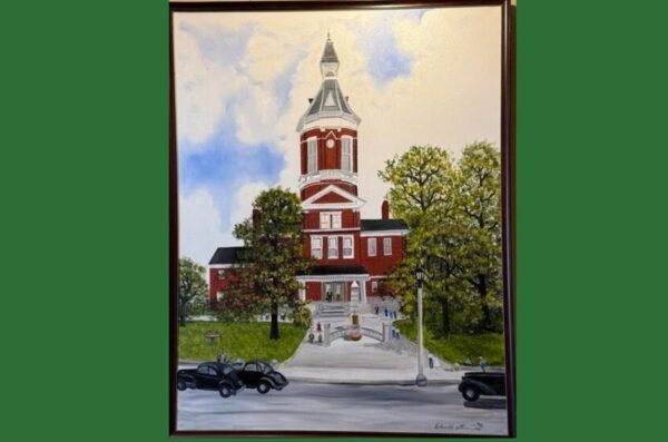 Graves County Courthouse painting