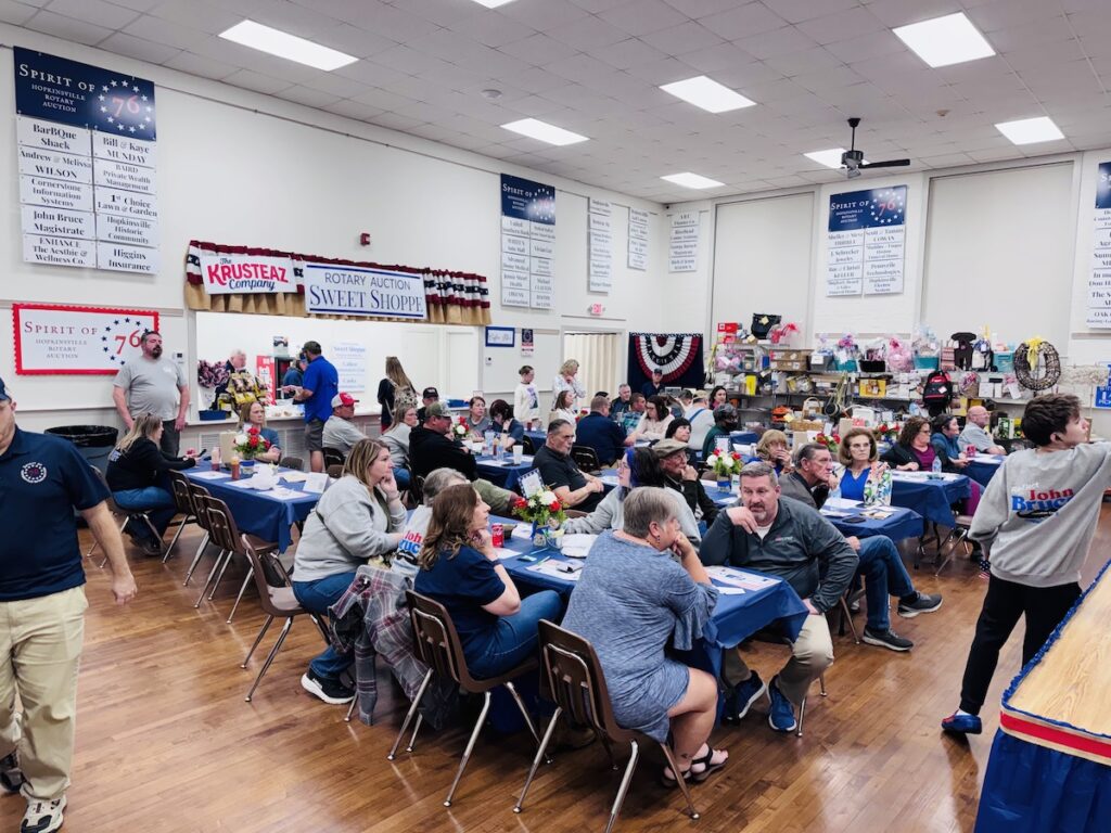 hopkinsville rotary auction audience