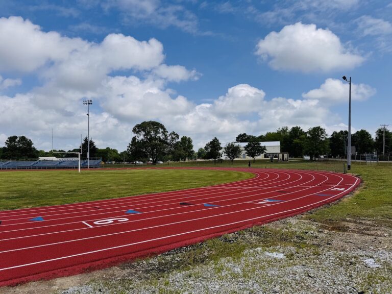 Open Community Track School track on Elm Street resurfaced, open for public