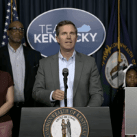 gov. andy beshear at podium