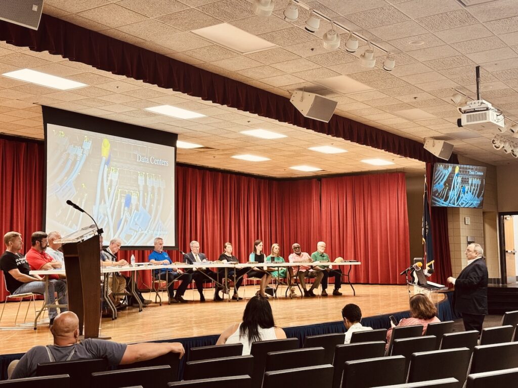 panel of people on stage