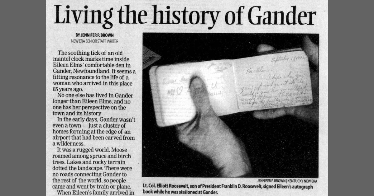 Return to Gander: A story for the stage