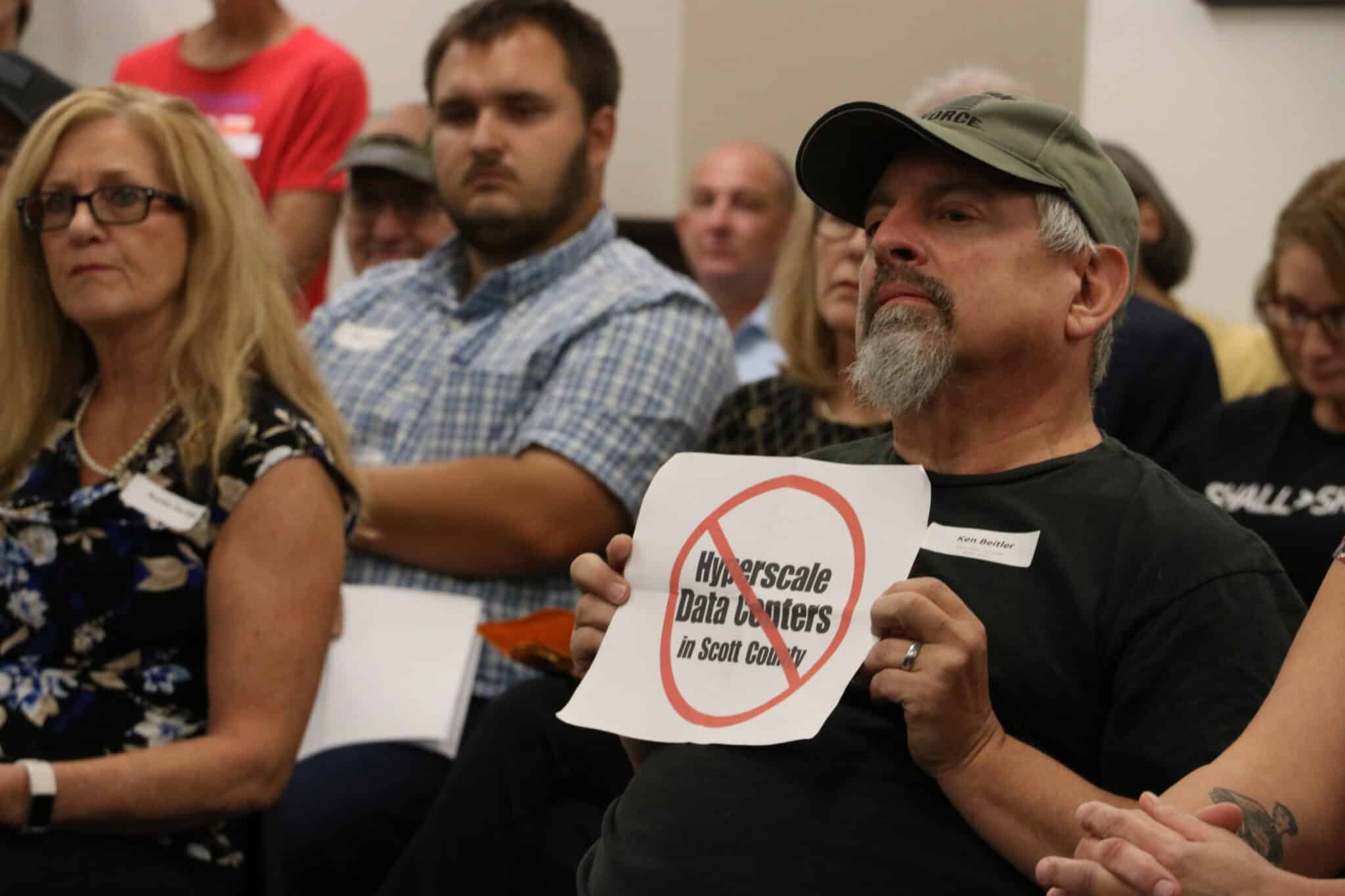 Constituents from across the state came to the “listening session” on data centers held at the Kentucky Capitol on Oct. 1, 2026. (Kentucky Lantern photo by Liam Niemeyer)