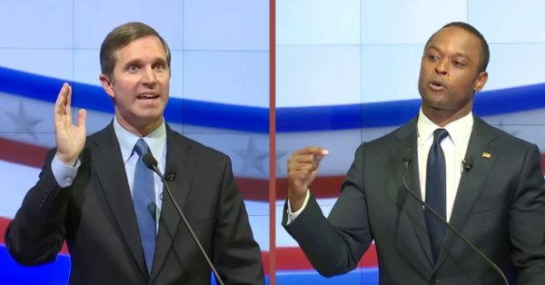 Beshear and Cameron on debate stage