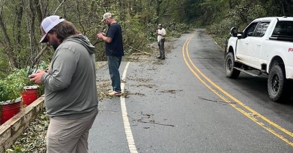 Three drone pilots working in North Carolina. (Bestway Ag photo)