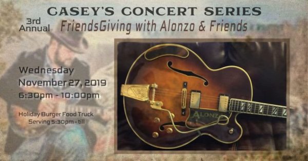 Casey's Concert Series 3rd Annual FriendsGivingr