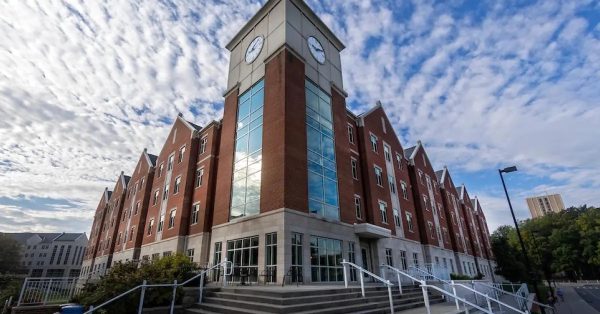 Chellgren Hall at the University of Kentucky is the scene of an alleged sexual assault in September. (University of Kentucky photo)