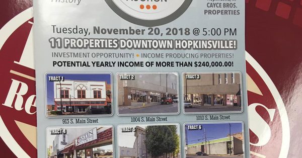 Downtown Hopkinsville property auction program