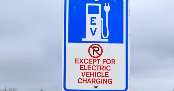 ev charging sign