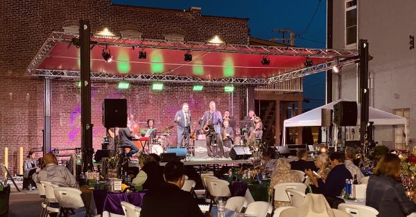 The Fabulous Equinox plays at an outdoor concert on May 7, 2021, in downtown Hopkinsville. (Photo by Jennifer P. Brown)