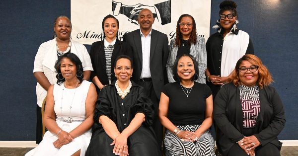 The 2024 class of the Focus 21st Century Minority Leadership Program (front row from left) Deborah McKnight, Lorrie Brown, Barnetta Frazier and Mercedez Fleming; (second row) Cardonna Culler, Shannon Bigbee, Derrick Quarles, Stephanie Brown and Karisma Hopson. (Photo provided)