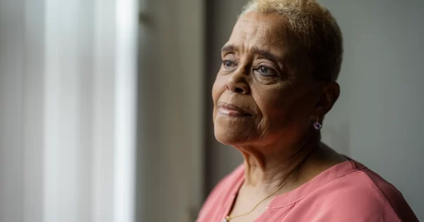 Gerri Norington is part of a large but often overlooked group: the more than 16 million Americans living alone while growing old. Their experiences have not been well studied. (Taylor Glascock for KFF Health News)