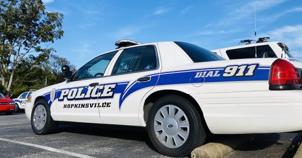 Hopkinsville Police Department cruiser. (Hoptown Chronicle photo by Jennifer P. Brown)