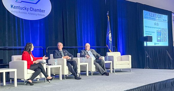 Kentucky Chamber of Commerce panelists on stage