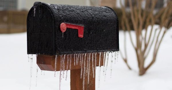 Icy mailbox