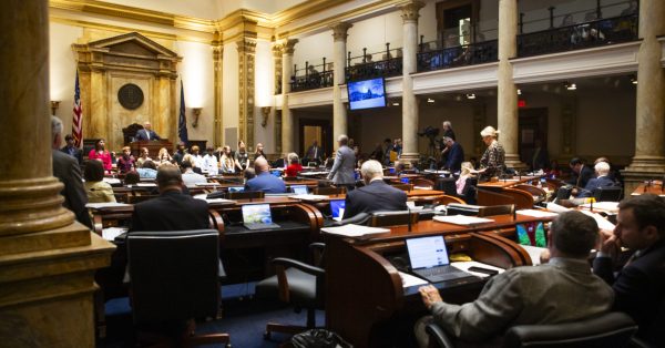 The Senate in Frankfort, Kentucky, on February 27, 2024. Photo by Arden Barnes