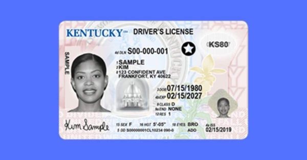 Ky Driver's License sample feature