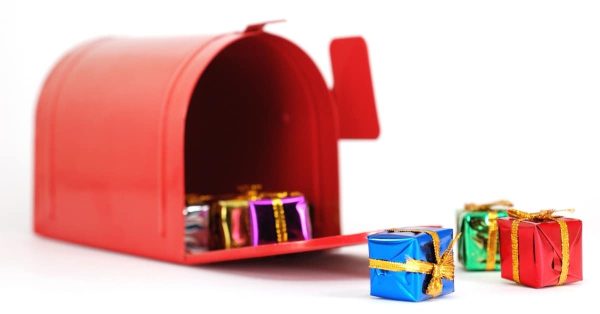 Mailbox postal gifts Christmas