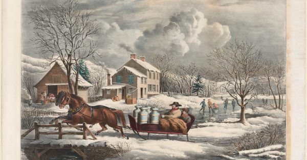 American Farm Scenes by Nathaniel Currier. (From Wikipedia Commons)