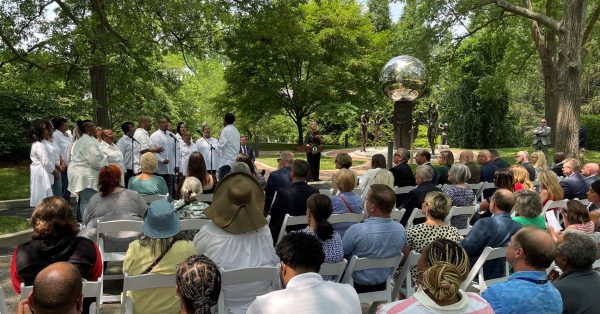 covid memorial dedication