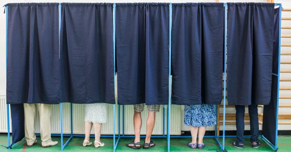 Polling-place-curtain-feet