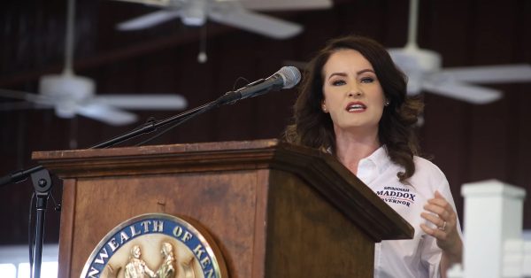 Rep. Savannah Maddox at podium