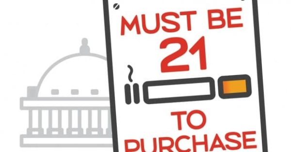 Must be 21 to purchase cigarettes graphic